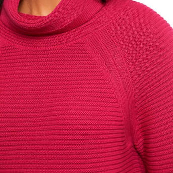 NEW Kenneth Cole Cowl Neck Tunic | Red/Fushia - Picture 2 of 7